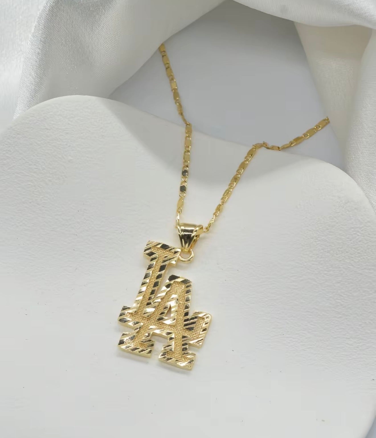 LA Pendant Necklace