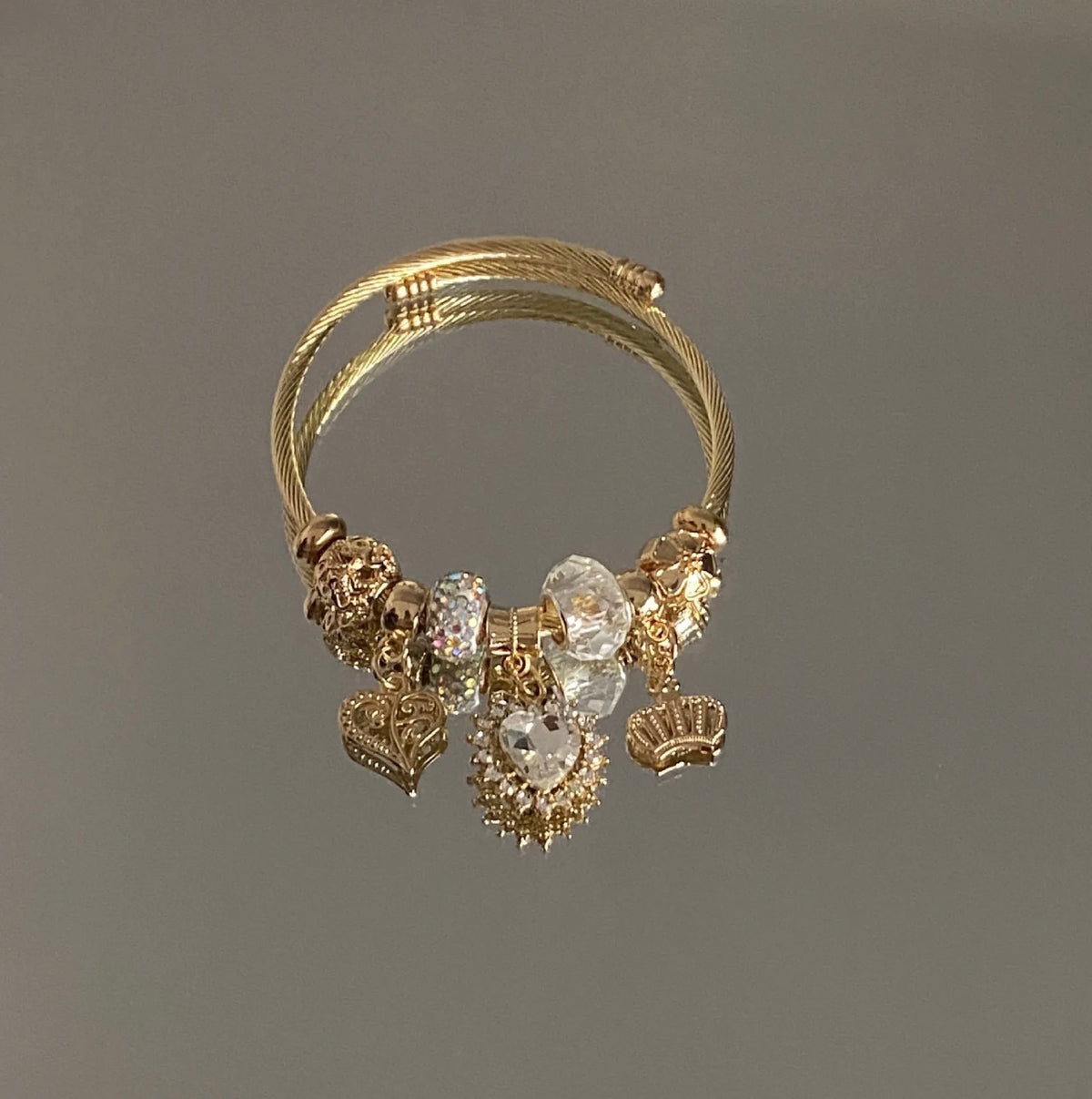 Charm Bracelets | Stainless Steel Zircon Sets