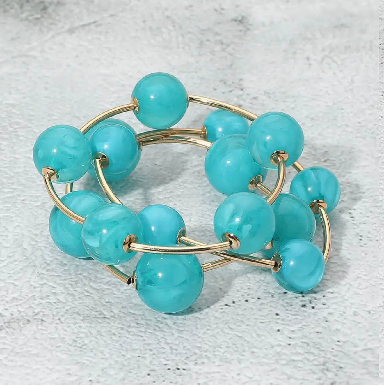 Triple Beaded Bracelet
