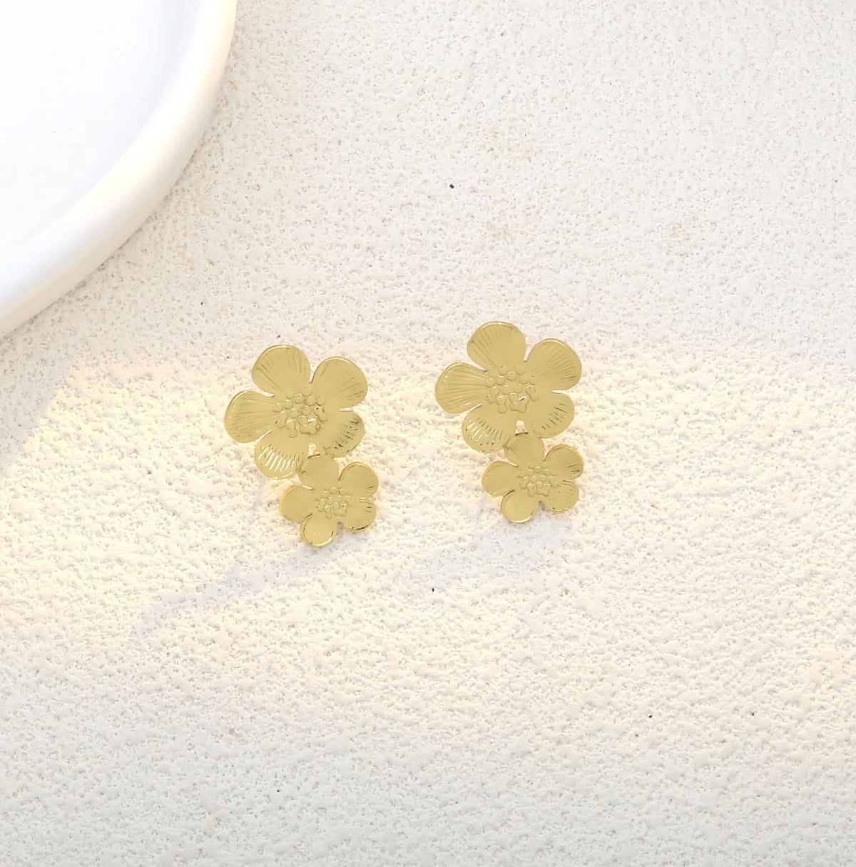Everyday Gold Stud Earrings | 304 Stainless Steel