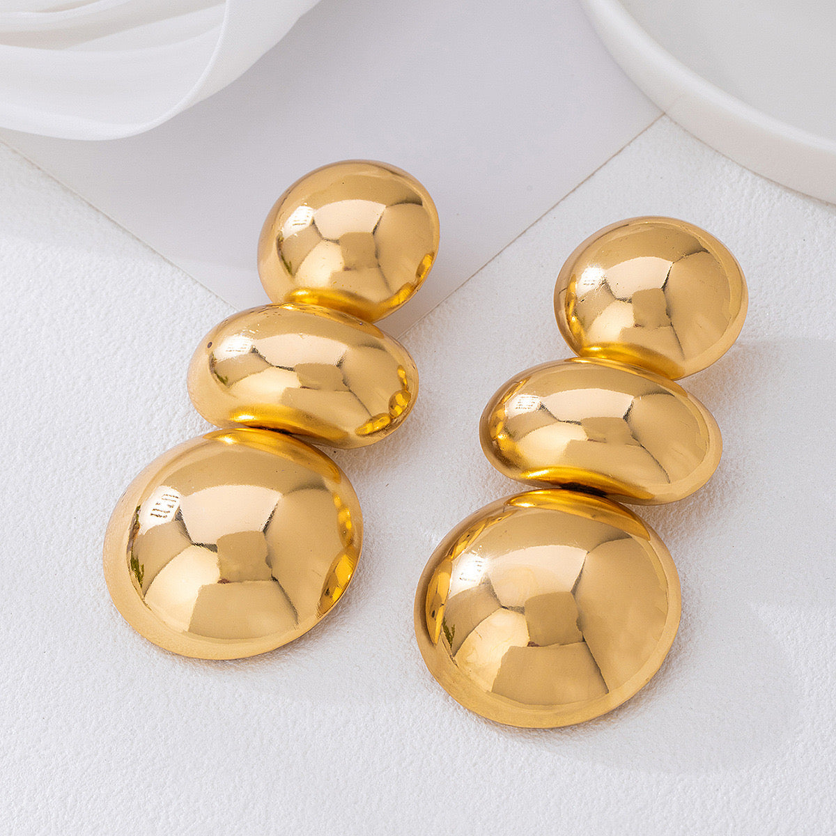 Statement Earrings | Gold Floral & Leaf Styles