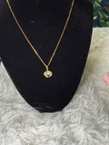Tip My Crown Pendant Dainty Necklace