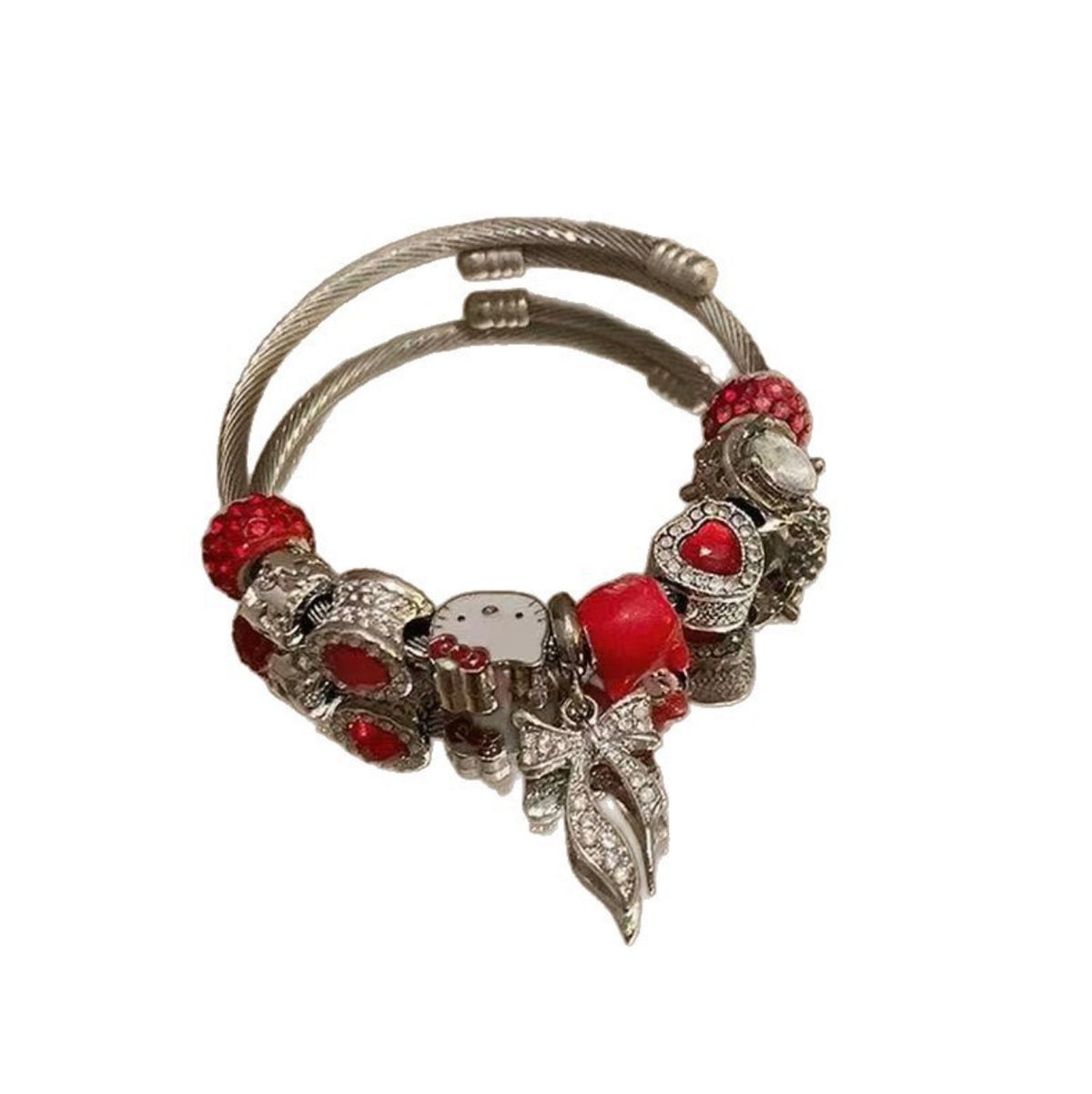 Charm Bracelets | Stainless Steel Zircon Sets