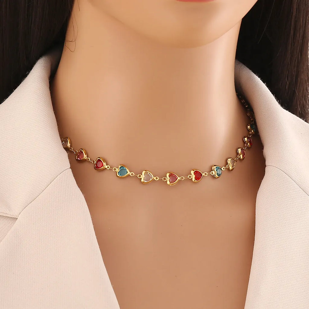 Stone Heart Necklace