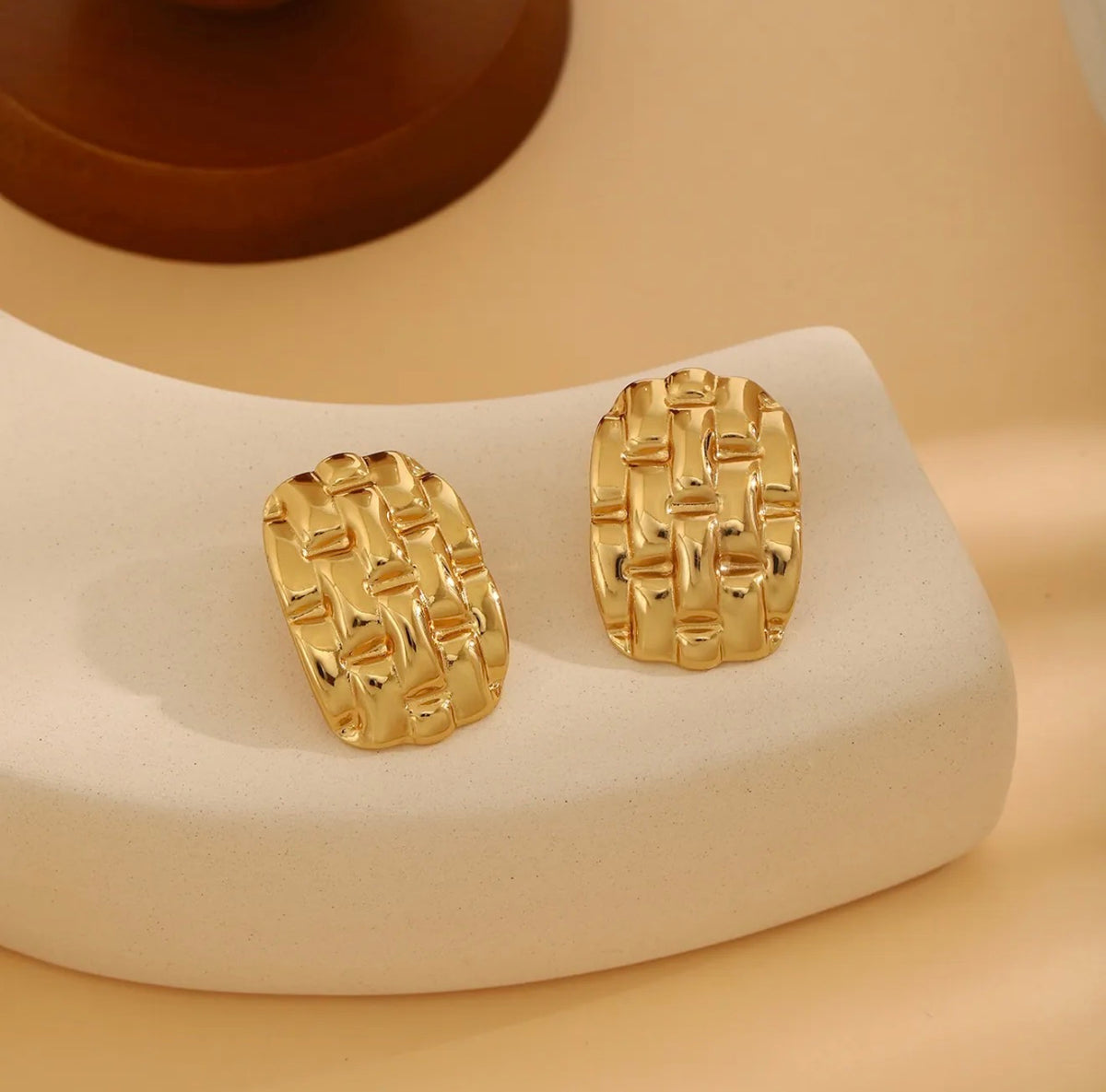 Everyday Gold Stud Earrings | 304 Stainless Steel