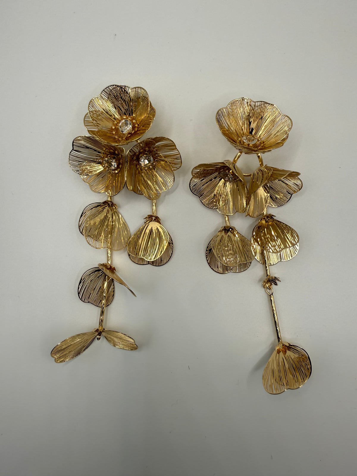 Statement Earrings | Gold Floral & Leaf Styles