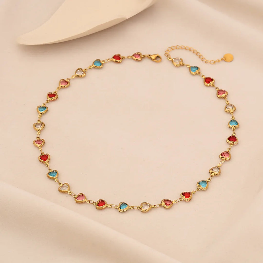 Stone Heart Necklace