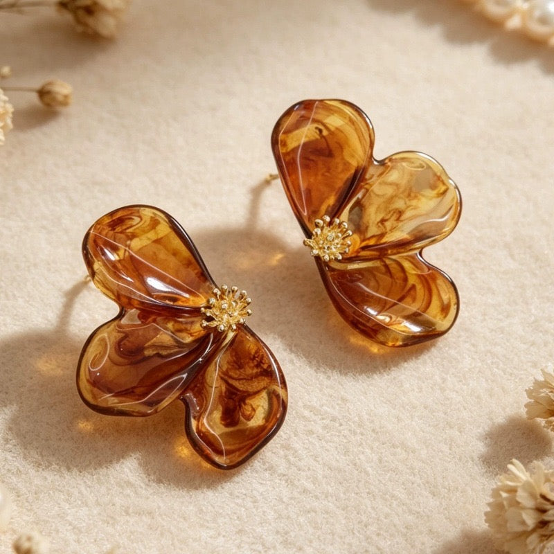 Flower Earrings | Floral Drop & Stud Jewelry