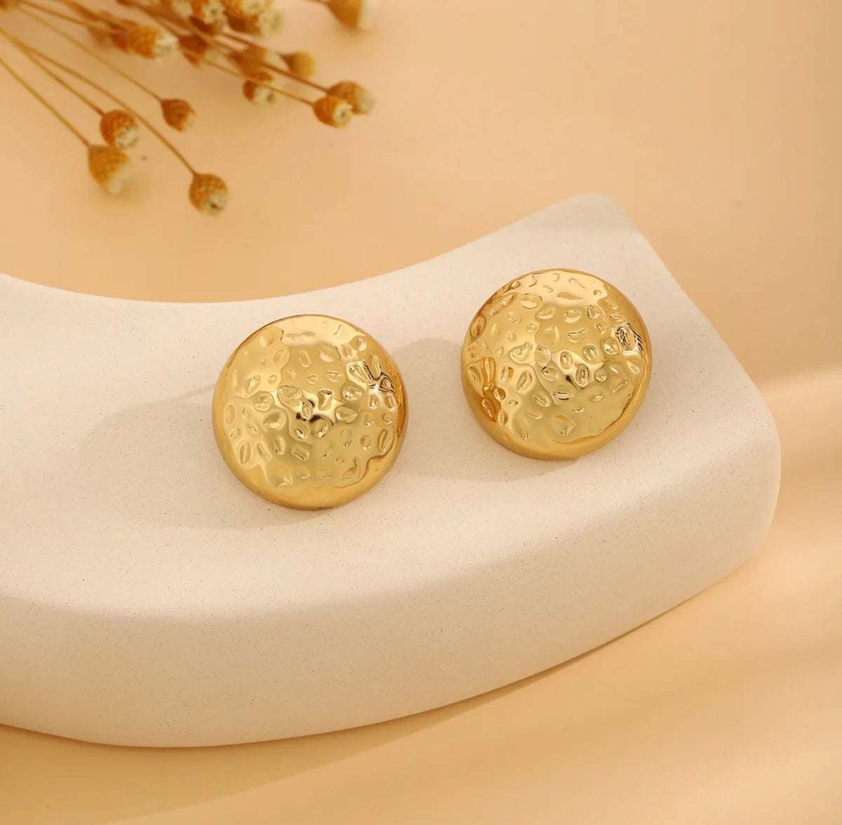 Everyday Gold Stud Earrings | 304 Stainless Steel