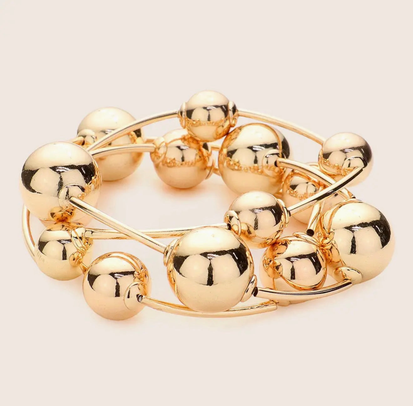 Triple Beaded Bracelet