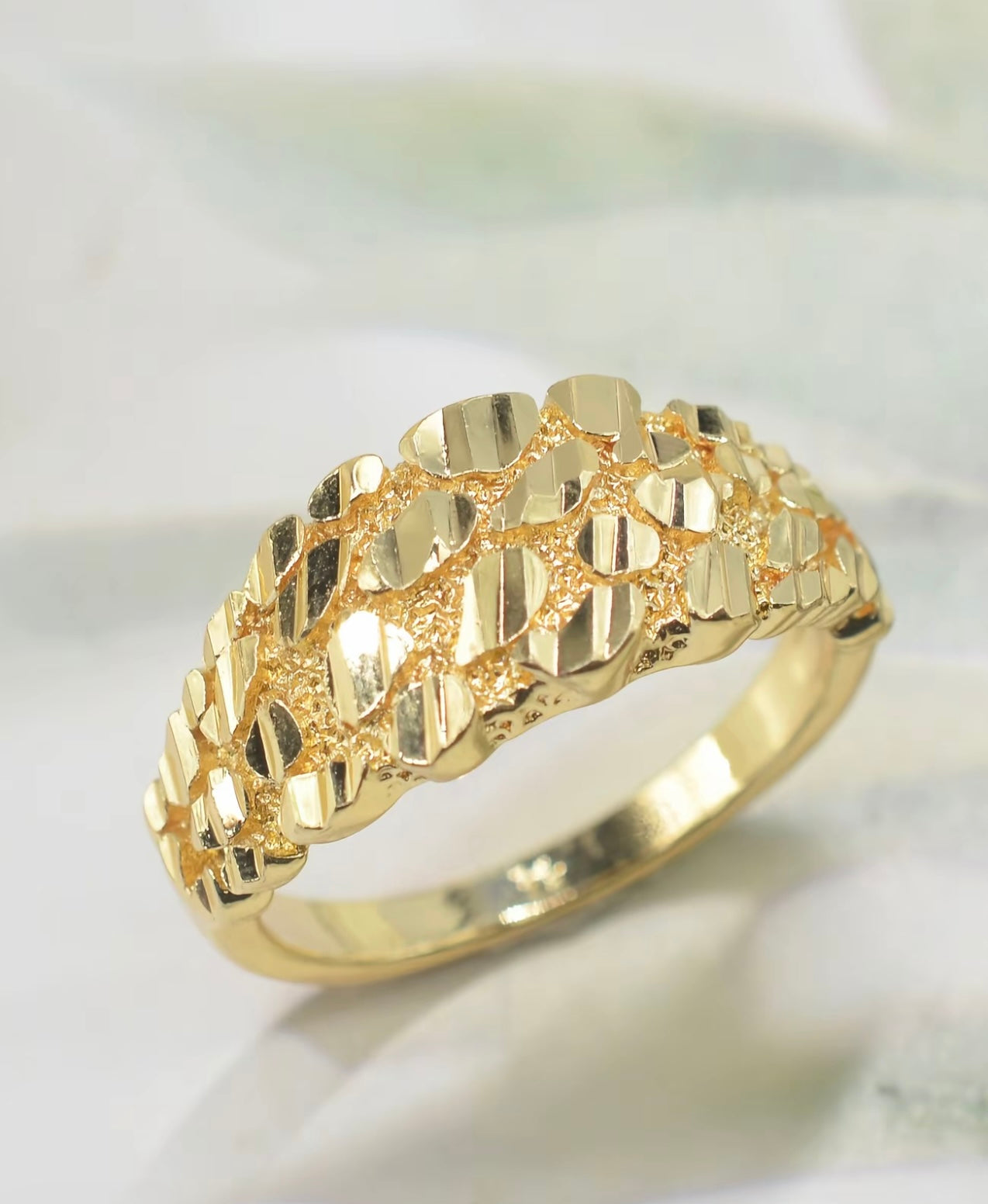 Gold Nugget Ring