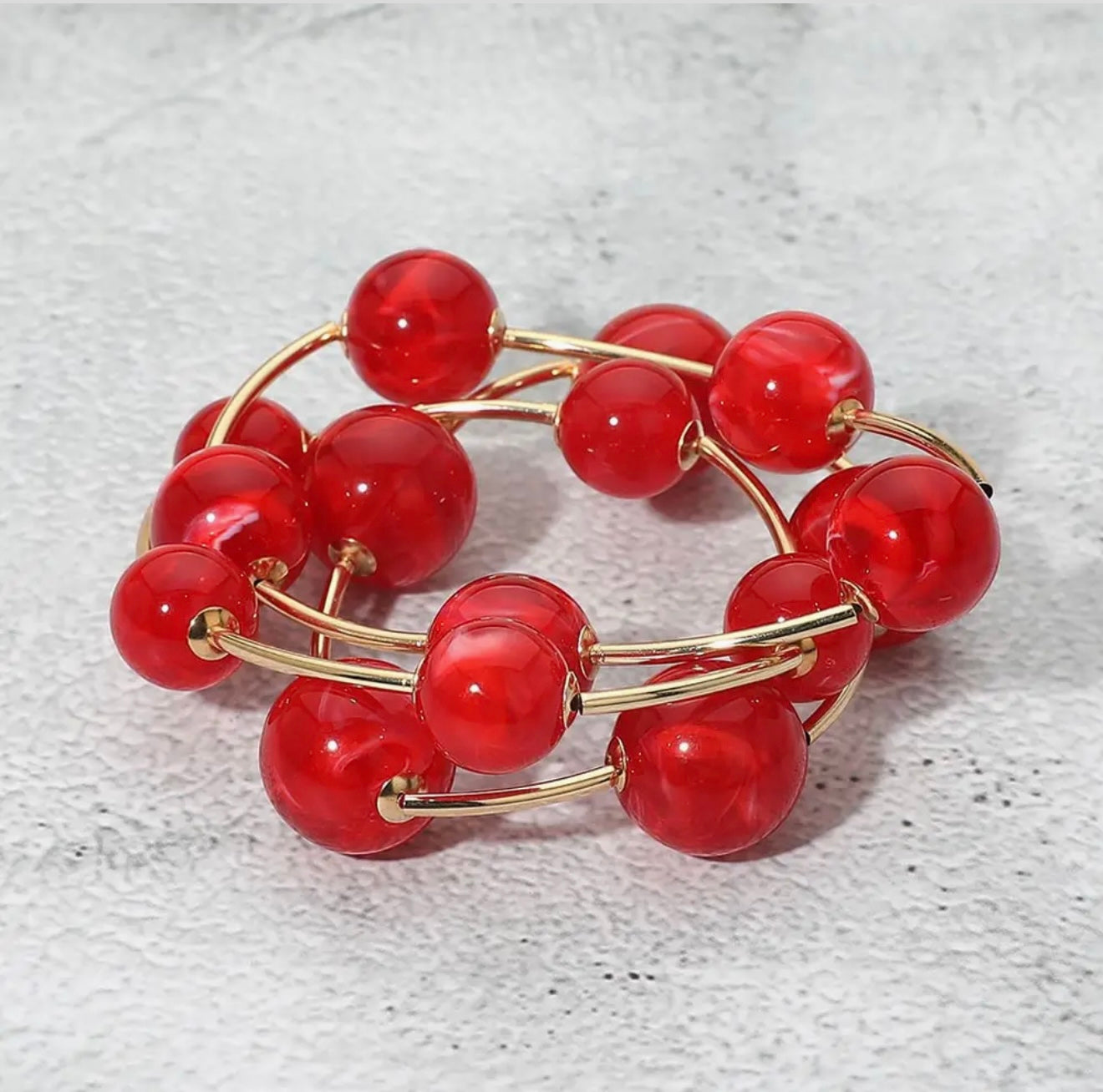 Triple Beaded Bracelet