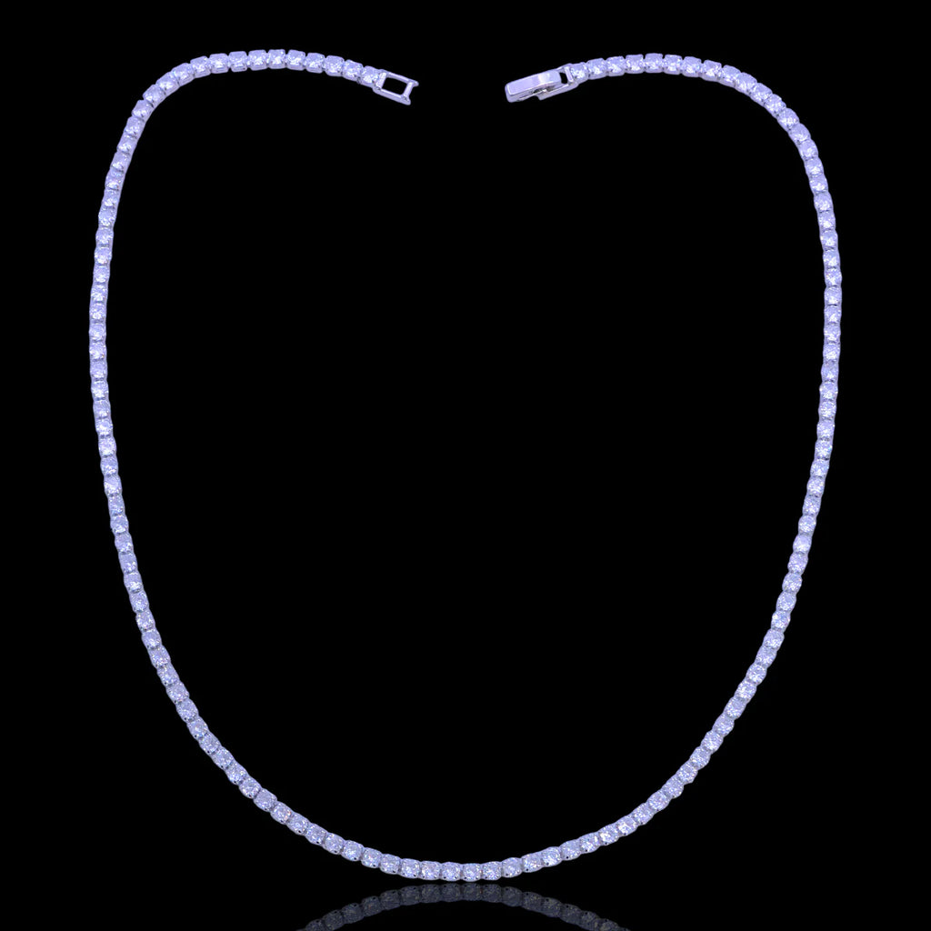 Round Tennis Necklace