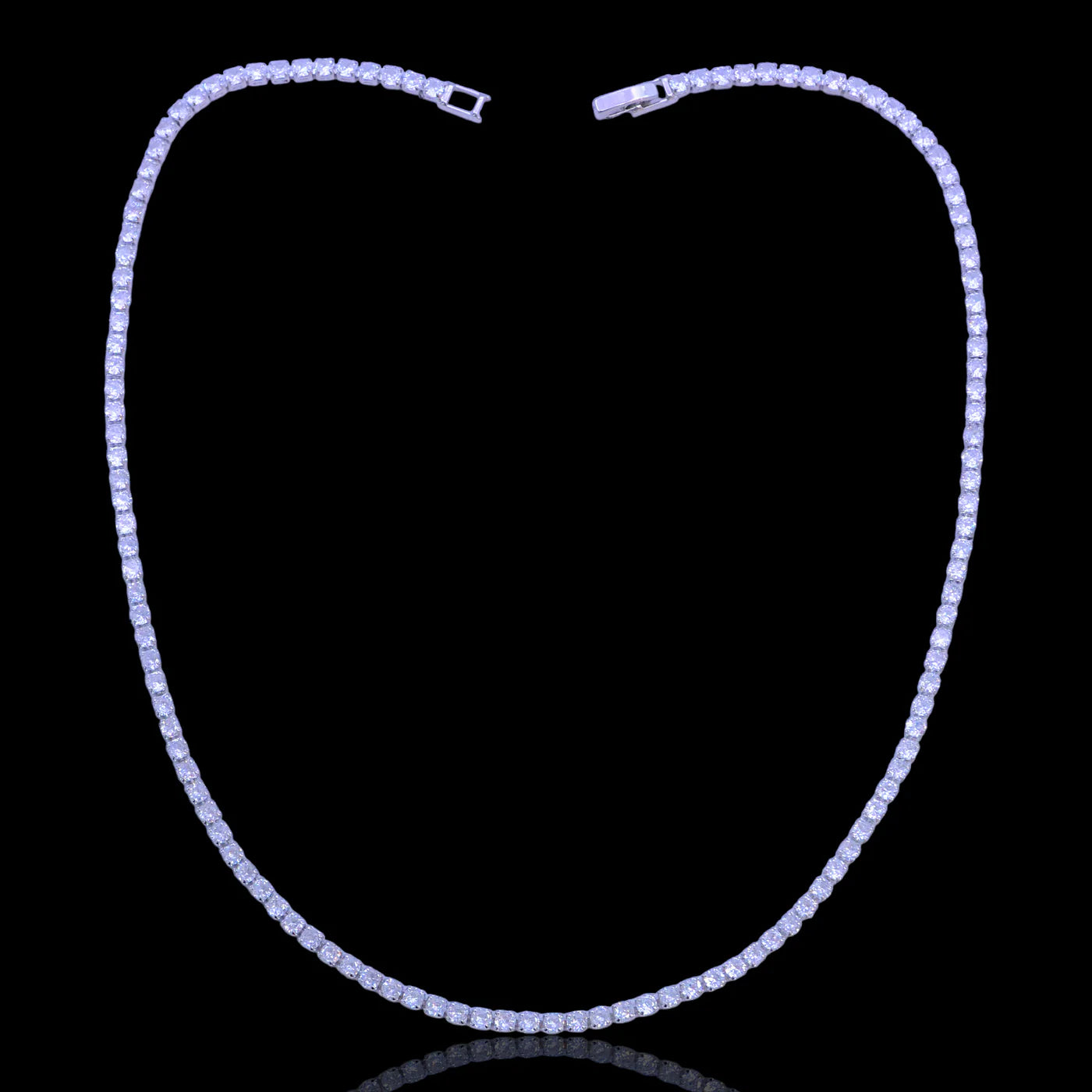 Round Tennis Necklace